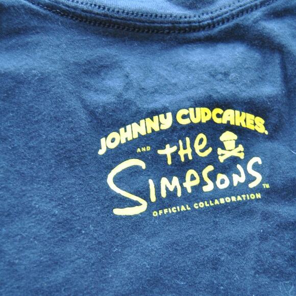 Johnny Cupcakes x The Simpsons Itchy & Scratchy Medium Black Short Sleeve - Picture 6 of 7